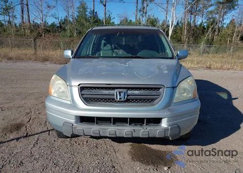 2003 Honda Pilot Ex-L из США, поврежденный, VIN 2HKYF18513H551178